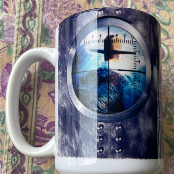 United States Navy Mug with Emblem holds 14oz - Picture 3 of 5